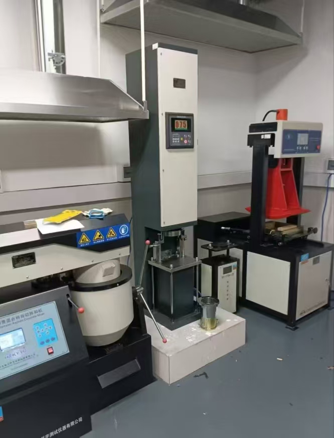 Asphalt Marschel lab compaction instrument