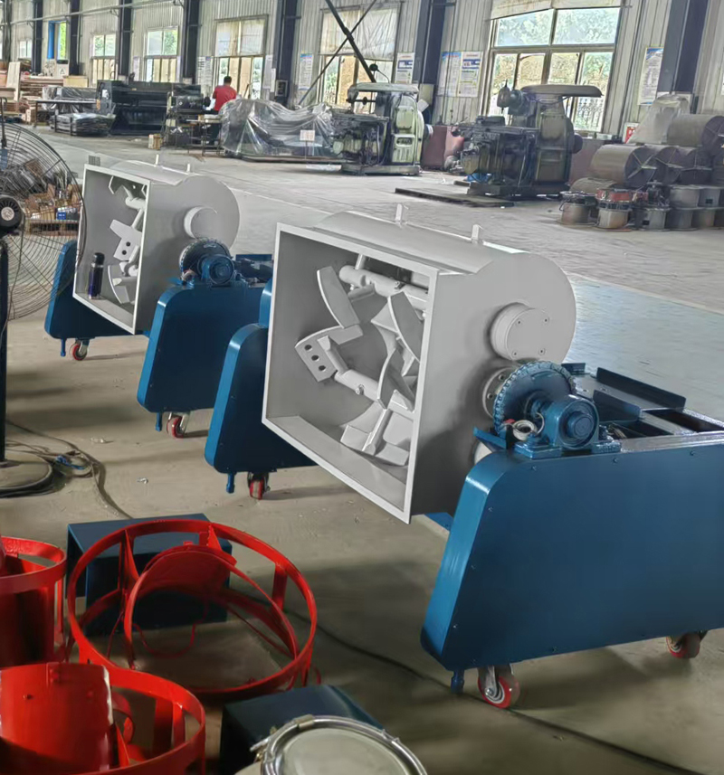 concrete twin shafts mixer