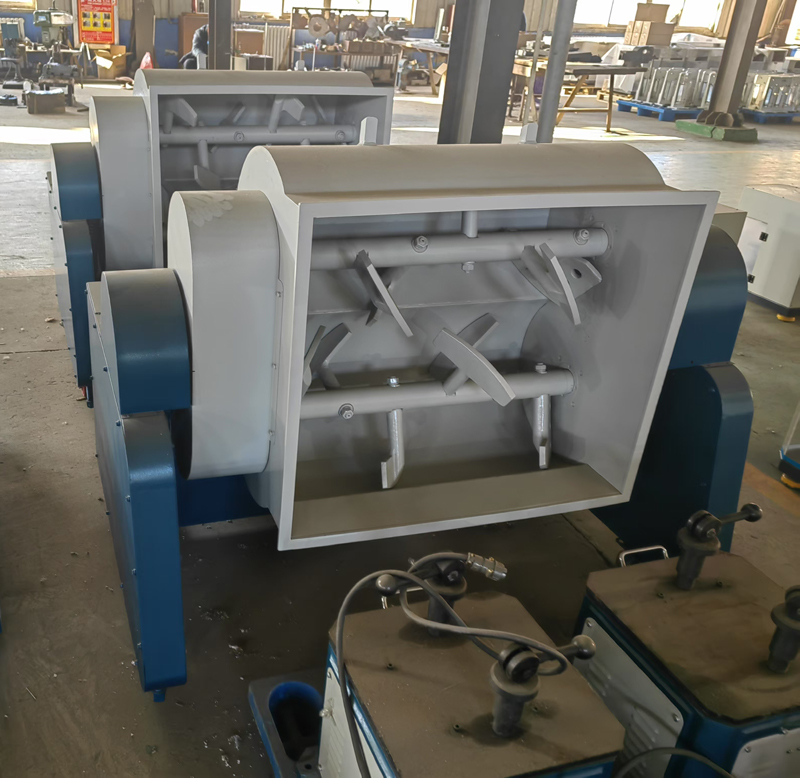laboratory concrete twin shafts mixer